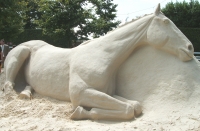 Sand sculpturist